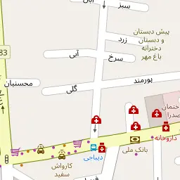 این نقشه، نشانی گفتاردرمانی مریم یعقوبی (نیلوفر) متخصص  در شهر تهران است. در اینجا آماده پذیرایی، ویزیت، معاینه و ارایه خدمات به شما بیماران گرامی هستند.