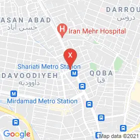 این نقشه، نشانی دکتر حسین تقوی متخصص گوش حلق و بینی در شهر تهران است. در اینجا آماده پذیرایی، ویزیت، معاینه و ارایه خدمات به شما بیماران گرامی هستند.