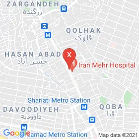 این نقشه، آدرس دکتر بهروز مخلصی متخصص داخلی در شهر تهران است. در اینجا آماده پذیرایی، ویزیت، معاینه و ارایه خدمات به شما بیماران گرامی هستند.