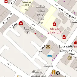 این نقشه، نشانی دکتر الهام آذین مهر متخصص زنان، زایمان و نازایی در شهر شیراز است. در اینجا آماده پذیرایی، ویزیت، معاینه و ارایه خدمات به شما بیماران گرامی هستند.