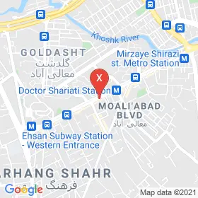این نقشه، آدرس دکتر فریده رفیعی متخصص طب فیزیکی و توانبخشی در شهر شیراز است. در اینجا آماده پذیرایی، ویزیت، معاینه و ارایه خدمات به شما بیماران گرامی هستند.