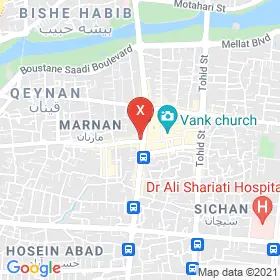 این نقشه، نشانی دکتر آندرانیک میناسکان متخصص زنان، زایمان و نازایی؛ ناباروری در شهر اصفهان است. در اینجا آماده پذیرایی، ویزیت، معاینه و ارایه خدمات به شما بیماران گرامی هستند.