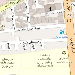 این نقشه، نشانی دکتر مریم قاسمی (منیریه) متخصص زنان و زایمان و نازایی؛ لاپاراسکوپی در شهر تهران است. در اینجا آماده پذیرایی، ویزیت، معاینه و ارایه خدمات به شما بیماران گرامی هستند.