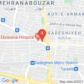 این نقشه، نشانی دکتر رامین طالبیان متخصص ارتوپدی در شهر تهران است. در اینجا آماده پذیرایی، ویزیت، معاینه و ارایه خدمات به شما بیماران گرامی هستند.