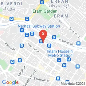 این نقشه، نشانی آیدا نجفی متخصص تغذیه در شهر شیراز است. در اینجا آماده پذیرایی، ویزیت، معاینه و ارایه خدمات به شما بیماران گرامی هستند.