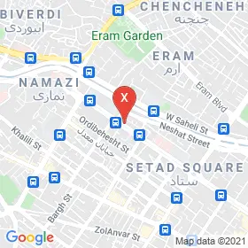 این نقشه، آدرس دکتر ابراهیم مجتهدی متخصص داخلی؛ ریه در شهر شیراز است. در اینجا آماده پذیرایی، ویزیت، معاینه و ارایه خدمات به شما بیماران گرامی هستند.