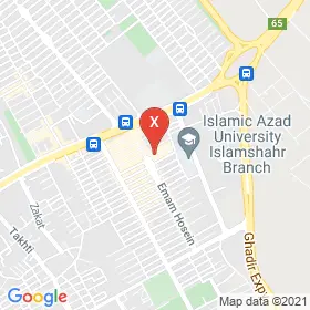 این نقشه، آدرس دکتر ندا ارجمند (بهارستان) متخصص زنان، زایمان و نازایی در شهر اسلامشهر است. در اینجا آماده پذیرایی، ویزیت، معاینه و ارایه خدمات به شما بیماران گرامی هستند.