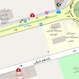 این نقشه، آدرس دکتر کتایون قویمی متخصص زنان، زایمان، نازایی در شهر تهران است. در اینجا آماده پذیرایی، ویزیت، معاینه و ارایه خدمات به شما بیماران گرامی هستند.