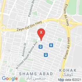 این نقشه، نشانی گفتاردرمانی و کاردرمانی چاوان (شمس آباد) متخصص  در شهر تهران است. در اینجا آماده پذیرایی، ویزیت، معاینه و ارایه خدمات به شما بیماران گرامی هستند.