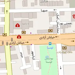 این نقشه، نشانی طیبه صباغی متخصص ماما و مشاور زنان و بارداری در شهر تهران است. در اینجا آماده پذیرایی، ویزیت، معاینه و ارایه خدمات به شما بیماران گرامی هستند.