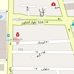 این نقشه، نشانی استروبوسکوپی و لارنگوسکوپی ژاله سعیدآبادی (انقلاب) متخصص گفتاردرمانی در شهر تهران است. در اینجا آماده پذیرایی، ویزیت، معاینه و ارایه خدمات به شما بیماران گرامی هستند.