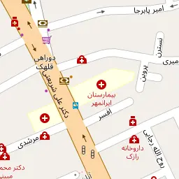 این نقشه، آدرس دکتر وحیده حسینی متخصص زنان، زایمان و نازایی در شهر تهران است. در اینجا آماده پذیرایی، ویزیت، معاینه و ارایه خدمات به شما بیماران گرامی هستند.